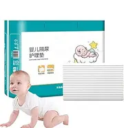 Changing Pad Liners, Baby Changing Mat, Absorbent Changing Pad, 40x Baby Changing Mat with Heavy Absorbency Reusable Pads for Breathable Waterproof Changing Pad and Mattress Protection