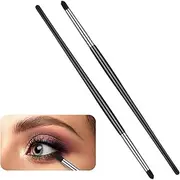 2 Pcs Eyeliner Smudge Brush Thin Eyeliner Brush Pencil Pointed Eye Pencil Brush Eyeshadow Applicators Lying Silkworm Makeup Brushes For Eyeshadow And Eyeliner Liner Reusable Tip Applicator