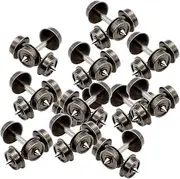 24 Metal DC Wheels for N Scale Model Train Accessories