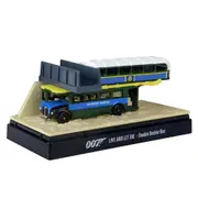 Motormax 3" Double Decker Bus Live And Let Die James Bond Diorama Model