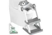 Potty Training Seat Ladder, Kids Boys Girls, Grey