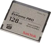 Sandisk Extreme Pro CFast 2.0, CFSP 128GB, VPG130, 525MB/s R, 450MB/s W, 4x6, Lifetime Limited, Silver (SDCFSP-128G-G46D)