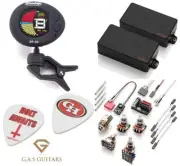 EMG GH Set Black Gary Holt 81 + 89R Humbucker Set Short Shaft Pots (DT-C2 TUNER)