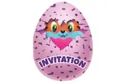 Hatchimals Character Party Invitations (Pack of 8) (Purple) (One Size)