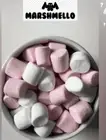 Small bag of pink and white marshmallows, 500g