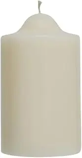 [Dusk] Ivory Unscented Pillar Dome Candle (110x76mm)