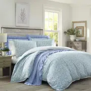 - Twin Duvet Cover Set, Reversible Cotton Bedding with Matching Sham, Lightweigh