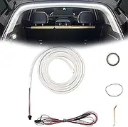 Dynamic Flowing Car Trunk Light Strip, Automatic Sensor Tail Box Light Strip, LED Strip Lights for Car Trunk Cargo Area or Interior Illumination Decoration, LED Light Strip for Trucks(White,13ft)