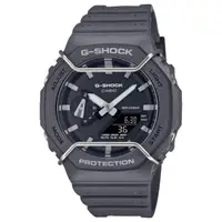 在飛比找momo購物網優惠-【CASIO 卡西歐】G-SHOCK八角防護框雙顯錶(GA-