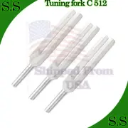 3 Pieces Tuning Fork C 512 Surgical Medical Instruments