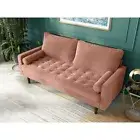 Modern Sofa Armchair 3 Seater Velvet Fabric Lounge Couch