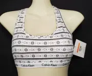 Calvin Klein - Cotton BRALETTE - Wirefree Unlined -Small -QP1036 New w/Tag