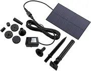 Outdoor Water Feature Water Fountain Garden Decoratione Solar Power Panel Water Pump Watering System Energy Saving Kits for Fish Tanka. Pond Water Features