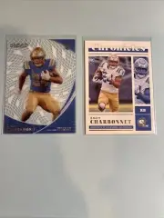 Zach Charbonnet 2 Card UCLA Bruin,Seahawks Rookie RC Lot