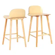 La Bella 2 Set 65cm Bar Stool ELISE Counter Kitchen Cafe Dining Chair