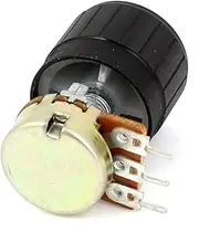 Aexit B10K (Potentiometer) 10K Ohm 3 Terminals Rotary Audio B Type (81ry703qf750) Potentiometer Pot