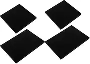 COHEALI 4pcs Sheets Packaging Lined Pearl Cotton Cardboard Inserts for Mailers Foam Packing Supplies Packing Foam Block Small Business Supplies Cushioning Cardboard Polyurethane Black