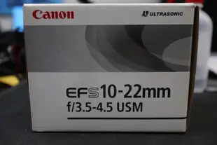 Canon EF-S 10-22mm F/3.5-4.5 USM  9成新 平輸 9成新 (65)