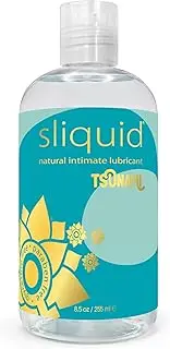Sliquid Tsunami – Water-Based Lube, Thick Gel Infused with Moisturizing Seaweed Extract, Unscented Personal Lubricant, 8.5 Oz / 255ml