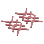 6 Pcs Foldable Silicone Trivet, Trivet Mats for Hot Pots, Pink