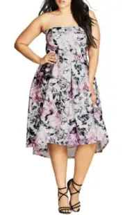 CITY CHIC Gracie High/Low Plus Size Dress L/20W NWT $169