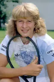 Steffi Graf German tennis star in Bruhl 1986 OLD PHOTO 24