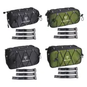 Bike Handlebar Bag Folding Bicycle Front Bag Handy for Mountain Road Bike Pouch