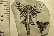 polymer mold whimsical fairy lot mother baby faerie 2 inch