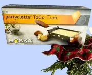 Boska Partyclette To Go Compact Fondue Set Holland CanTake It Anywhere Brand New