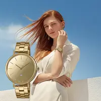 在飛比找誠品線上優惠-CASIO 卡西歐 SHEEN 絕美系 簡約風日期手錶-金 