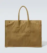 [Saint Laurent] Saint Laurent Rive Gauche Large canvas tote bag