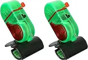Fishing Bite Alarm with Led Light, 2025 Upgraded Fishing Bells for Rods, Smart Electronic Fish Bite Alarm Sound Luminous Alert Bell Clip-on Fishing Alarms (2PCS)
