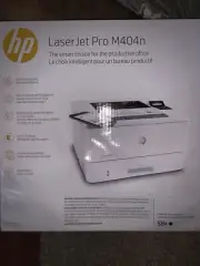 New HP LaserJet Pro M404n Monochrome Laser Printer With Built-in Ethernet W12A52