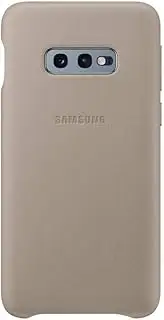 Samsung Protective Leather Cover for Galaxy S10e – Official Galaxy S10e Case – Hardwearing Genuine Leather Phone Case for The Samsung Galaxy S10e - Grey