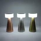 (Gold)Portable LED Table Lamp 3 Color Temperatures Stepless Dimming 1800mAh R AU