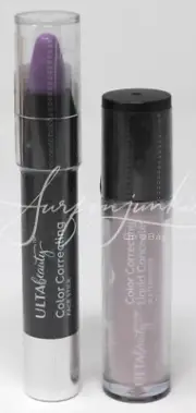 2 Pc Ulta Beauty Color Correcting Face Stick Lavender + Liquid Concealer Waterpr