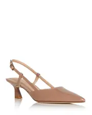 Stuart Weitzman Women's Vinnie 50 Slingback Kitten Heels