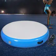 1M Everfit Air Track Spot Inflatable Gymnastics Tumbling Mat Round Blue