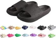 [YAQUEKOU] Bathing Shoes Boys Girls Original Slippers Bathing Slippers Cloudyzz Slippers Cloud Slippers Unisex Children's Home Slippers Non-Slip Mules Summer Garden Flip Flops, 01 F, 28/29 EU