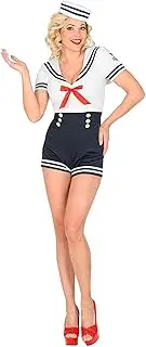 "SAILOR" (dress, hat) - (XL)