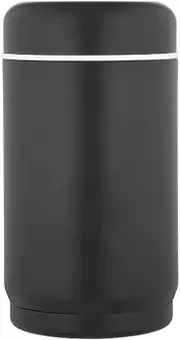 Tempa Avery Double Wall Stainless Steel Food Container 9x9x16.5cm - Matte Black