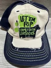 Farm Boy Let’Em Rip And Blame It On The Livestock Baseball Cap Hat Adjustable