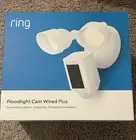 Ring Floodlight Cam Wired Plus Surveillance Camera - White
