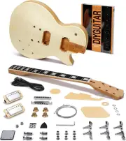 DIY LP Style Electric Guitar Kits Mahogany Wood Body/Neck 6 Strings Guitar Kits