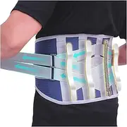 Adjustable Lumbar Support Belt Decompression Lumbar Back Brace Relief Lumbar Corset Belt For Herniated Disc Sciatica Scoliosis With 3 Pads(X-Large)