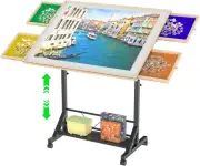 Jigsaw Puzzle Table Adjustable Height&Up Puzzle Board,1500pcs,4 Draws,Cover