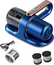 Handheld Mattr, Cordl Handheld Bed with, Effectively Clean Up Bed Sheet Pillow Couch (Blue) 2 Filter Blue 2 Filter