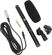 Generic Mic, Camera Microphone for Filming XLR Condenser Microphone, Professional Cardioid Mini Condenser Mic for Video Recording, Television News