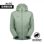 【MAMMUT 長毛象】HIKING WB HOODED JACKET AF W 健行防風連帽外套 女款 玉石綠 #1012-00401