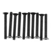 Axial AXA150 Hex Socket Flat Head Screws M3x25mm Black Oxide (10) : AX10